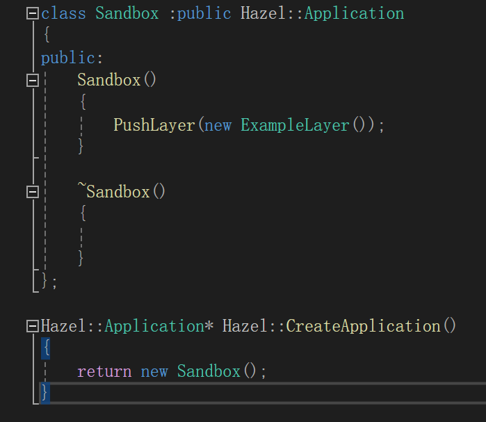 Sandbox项目内的继承类